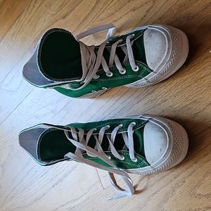 Converse All Star Green High Tops Platform size 8